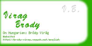 virag brody business card