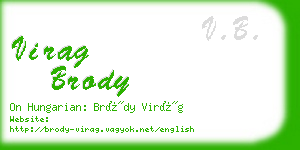 virag brody business card